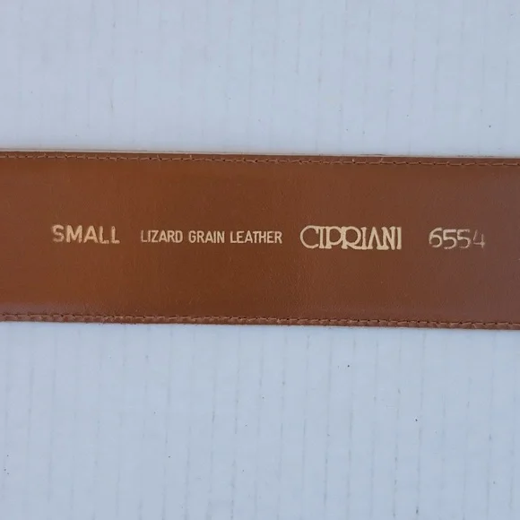 VTG CIPRIANI LEATHER BELT - Picture 6 of 8